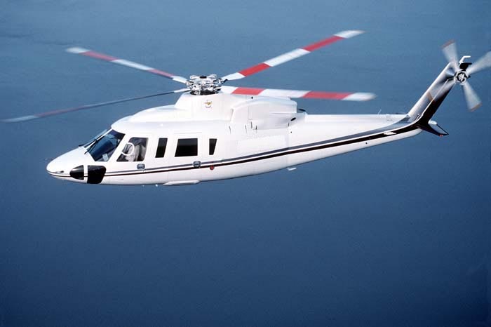 Split executive helicopter charter